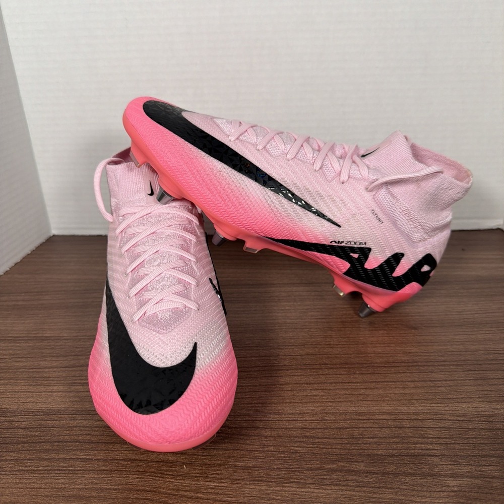 Nike Zoom Superfly 9 Elite SG-Pro P Pink Foam Black‎ (FD0250 601) Men's Size 7.5